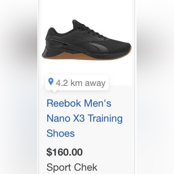 NEW MENS Reebok NANO X3
Size 12 - Picture 4 of 4
